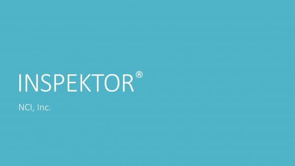 INSPEKTOR - NCI Service Manual Rev 3.0